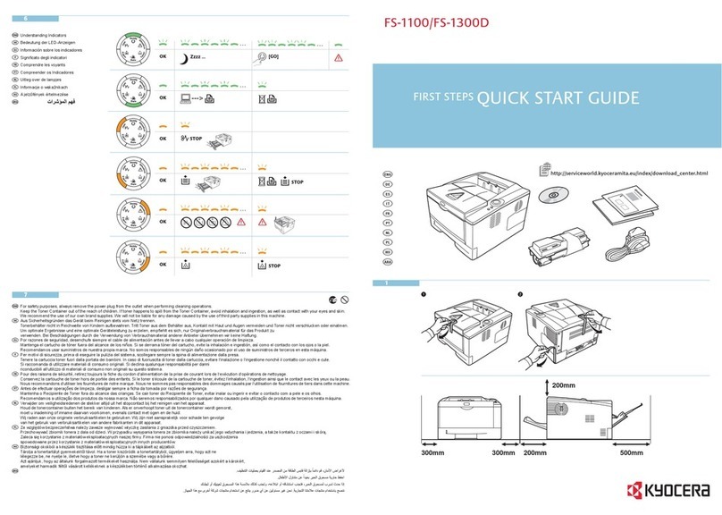 Kyocera FS-1100 User manual Kyocera FS-1100 User manual