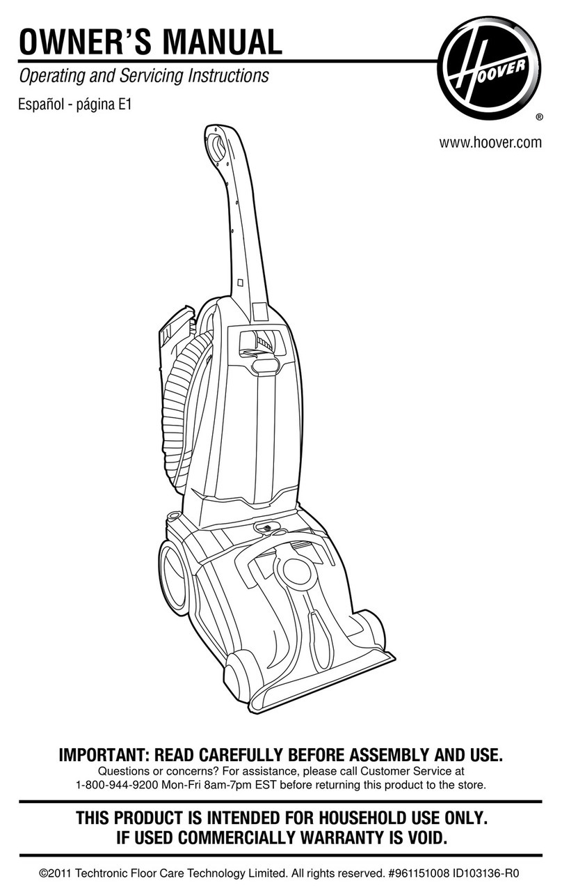 Hoover fh50800 User manual
