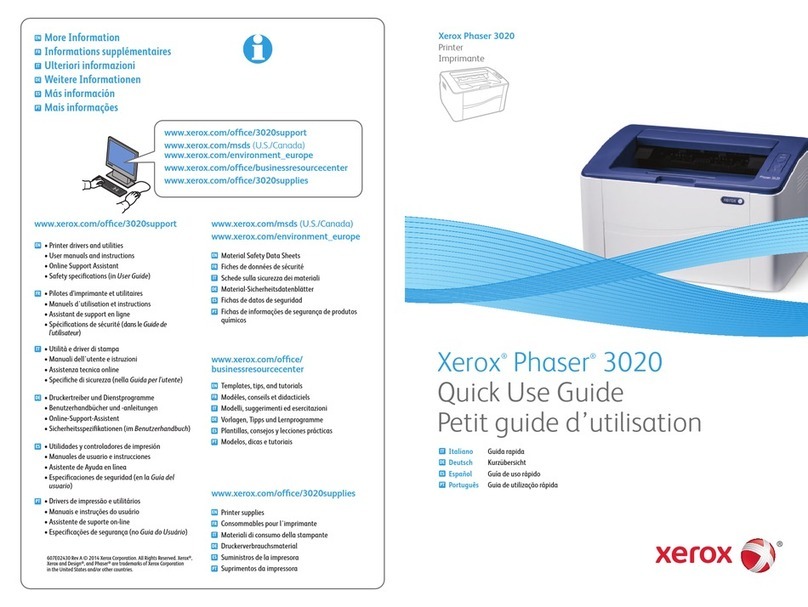 Xerox Phaser 3020 Operating manual