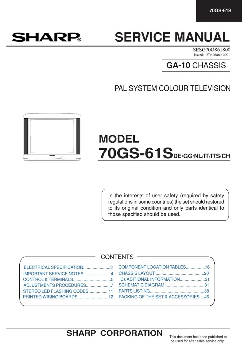 Sharp 70GS-61S Service manual