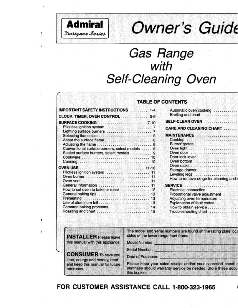 Magic Chef DF255670 User manual