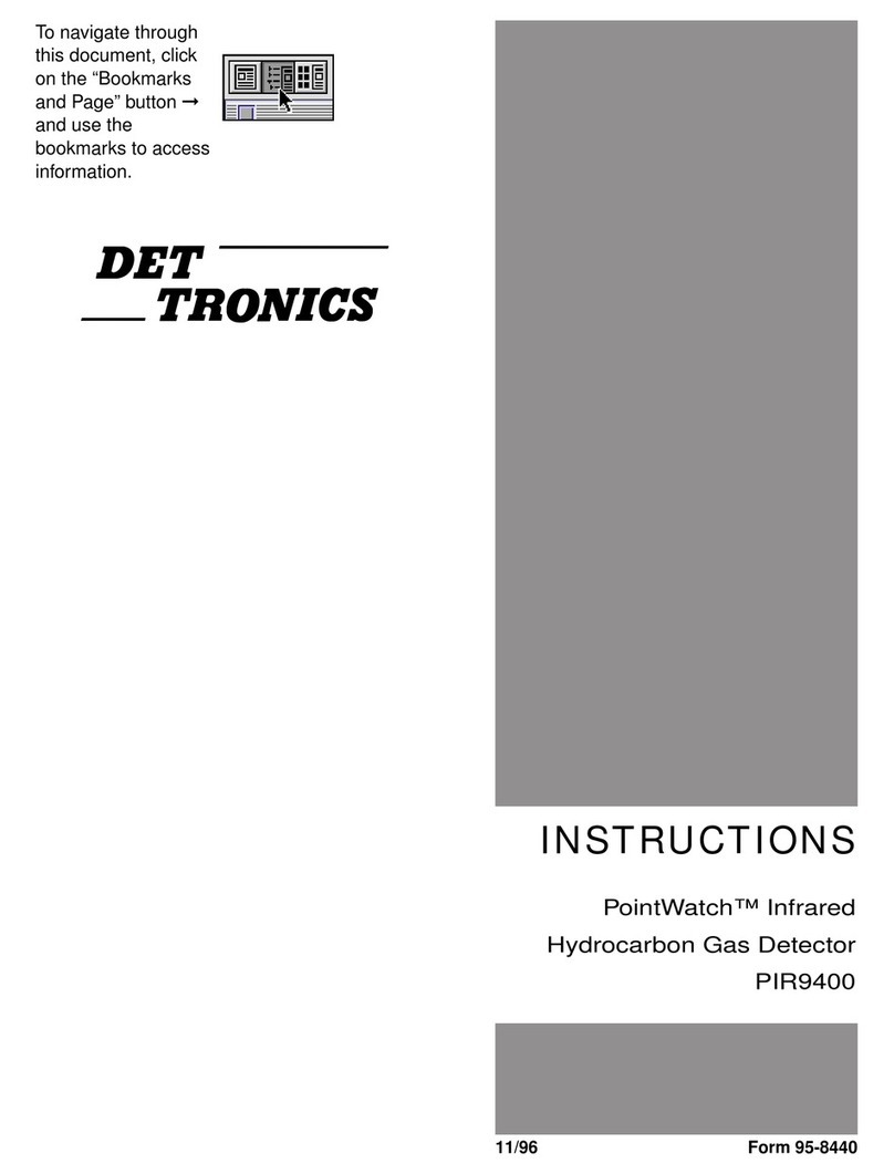 Det-Tronics PIR9400 instructions
