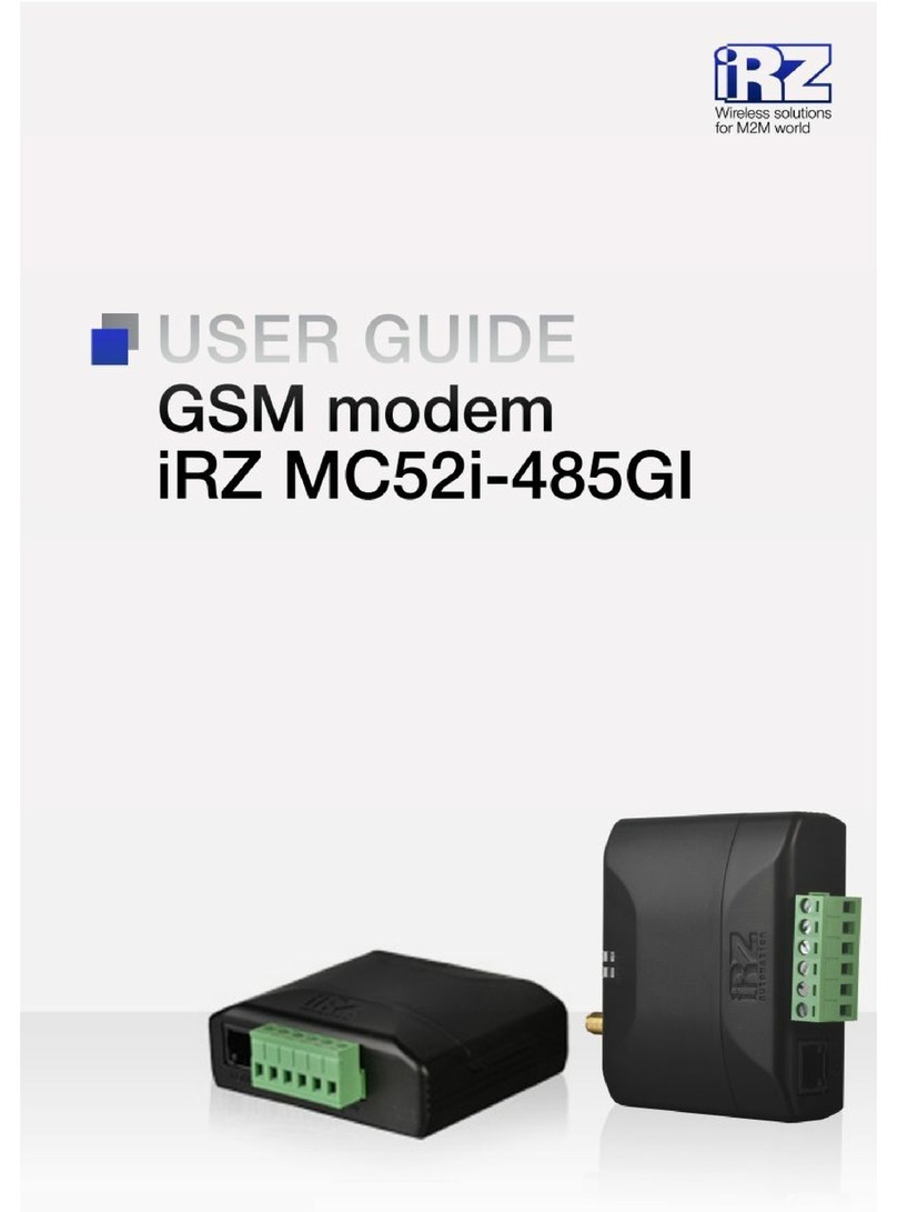 iRZ MC52i-485GI User manual