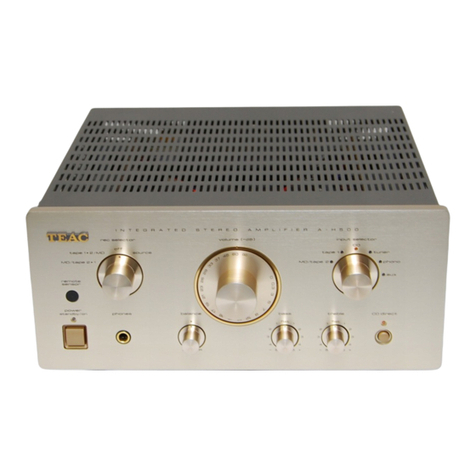 Teac A-H500 User manual