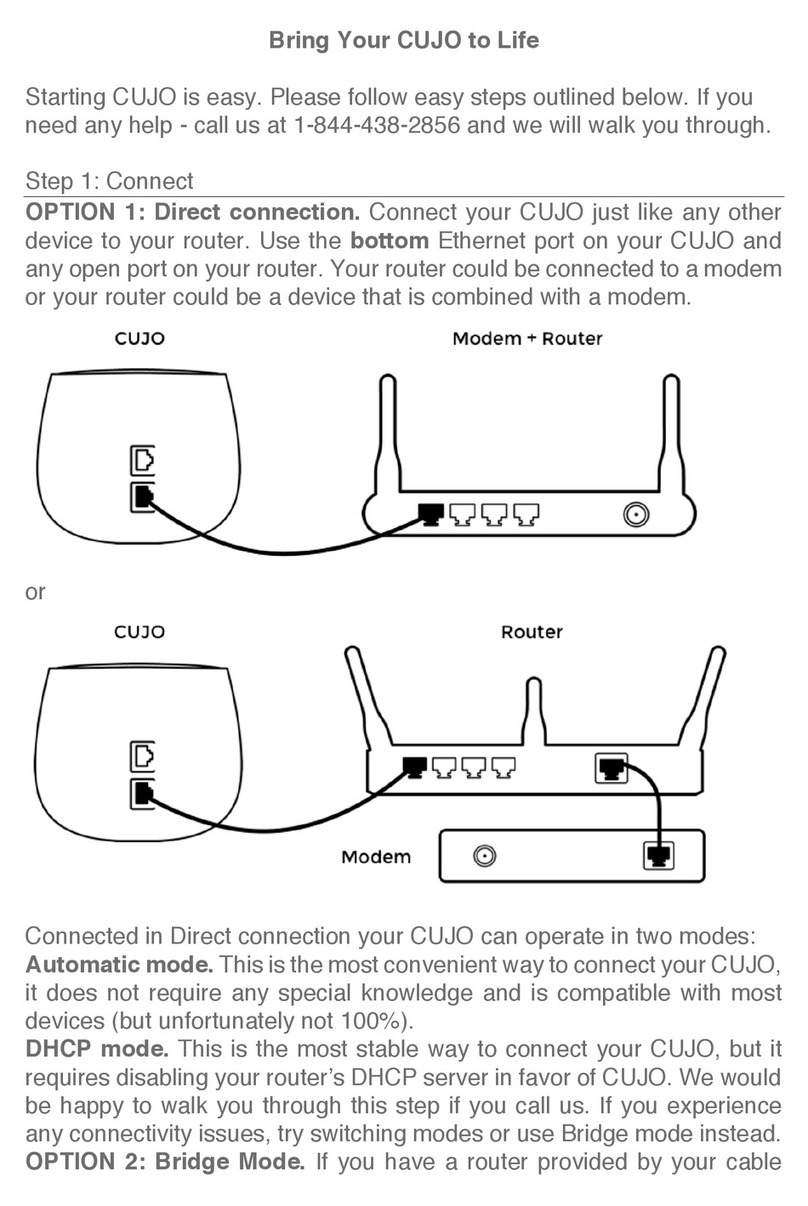 CUJO Cujo user guide