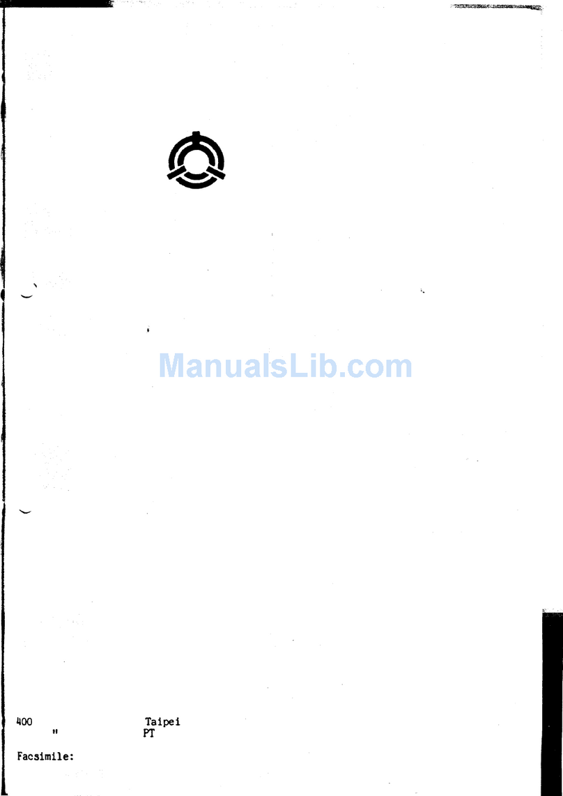 Tatung TPC-2OOO instruction manual