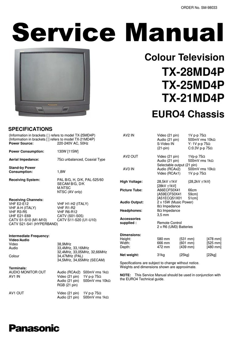 Panasonic TX-28MD4P User manual Panasonic TX-28MD4P User manual