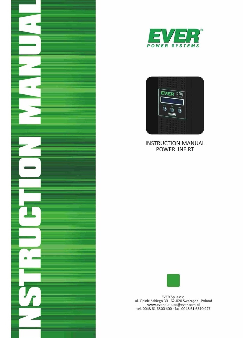 Ever POWERLINE RT 1000 User manual