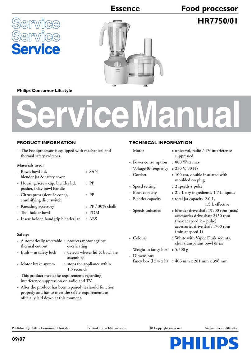 Essence HR7750 01 Service manual