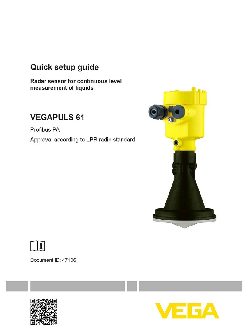 Vega VEGAPULS 61 Quick setup guide