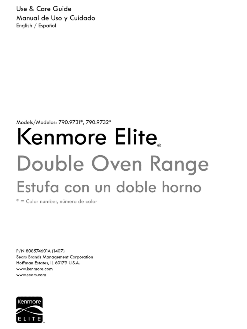 Kenmore 790.9731 Series User manual