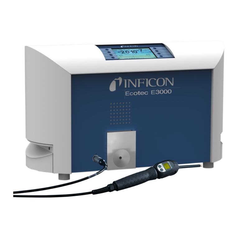 Inficon Ecotec E3000 User manual Inficon Ecotec E3000 User manual