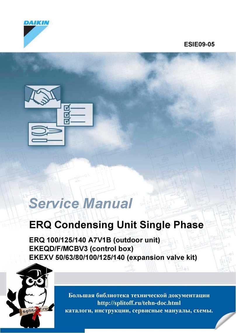 Daikin ERQ User manual