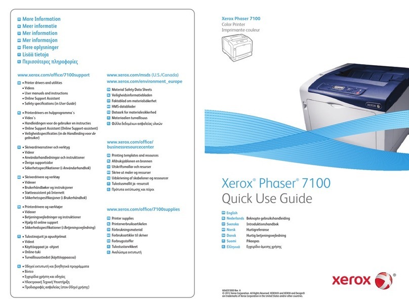 Xerox Phaser 7100 Operating manual