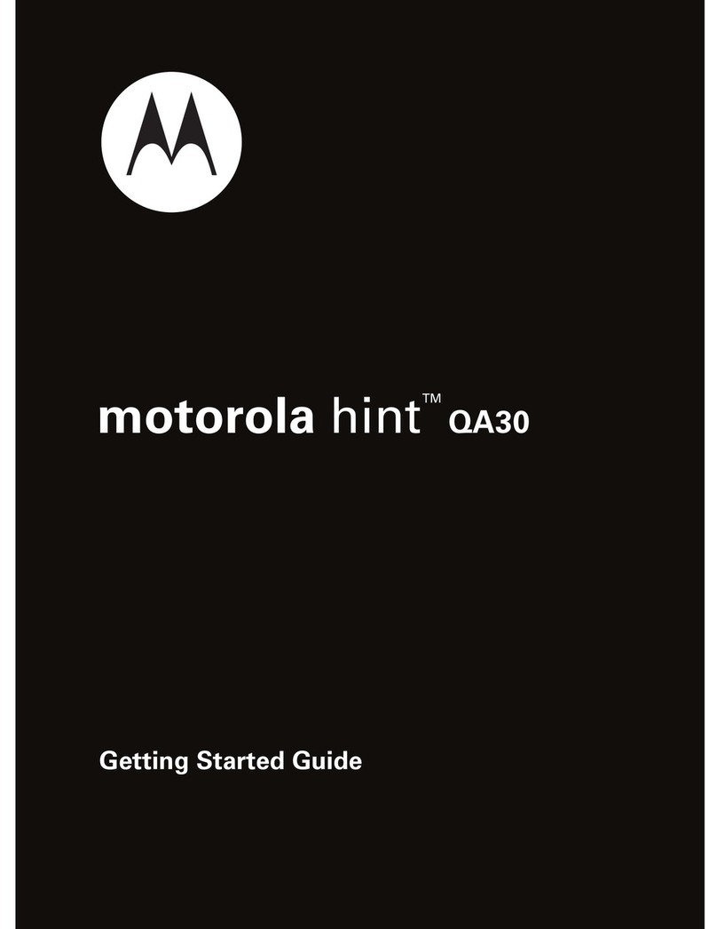 Motorola Hint QA30 User manual