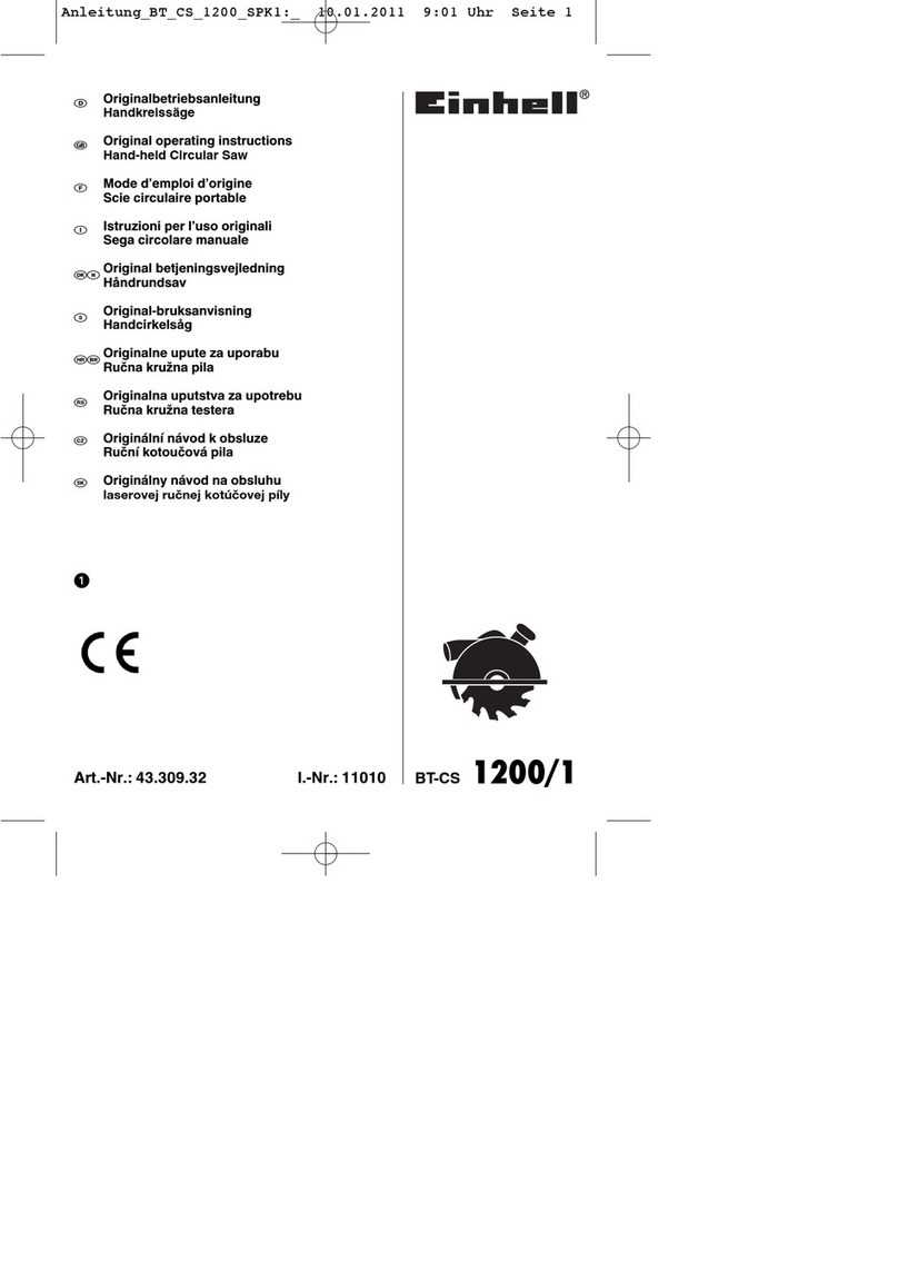 EINHELL BT-CS 1200/1 User manual