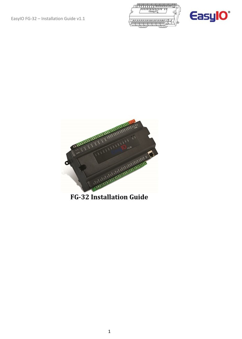 EasyIO FG-32 User manual