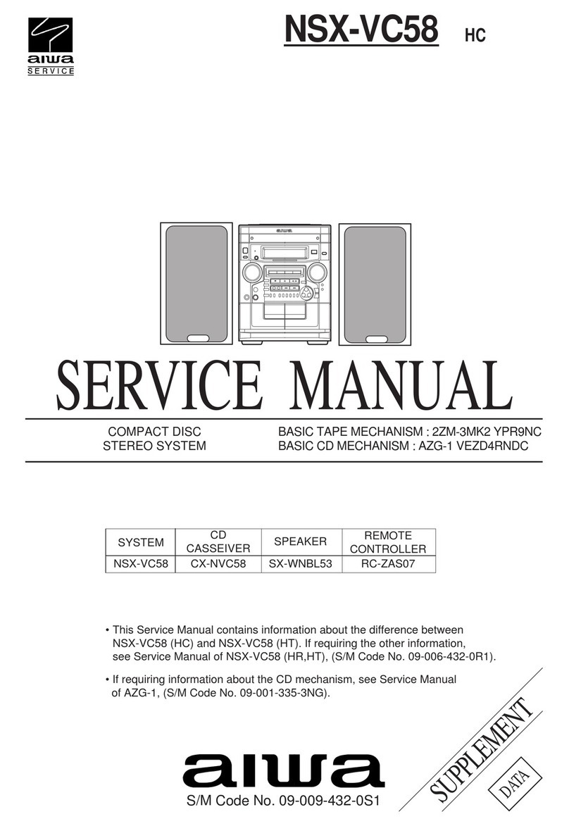 Aiwa nsx-vc58 hc User manual
