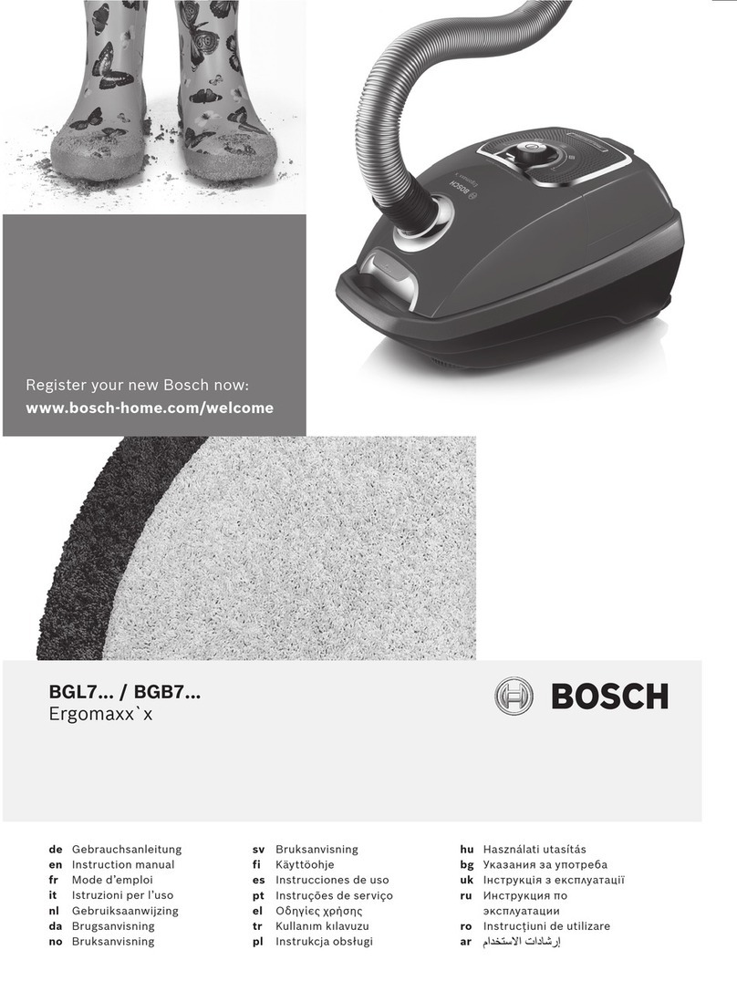 Bosch BGB7330 instruction manual