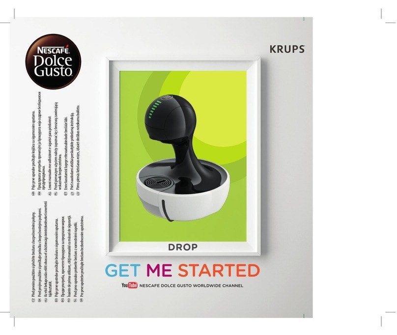 Krups DROP Specification sheet