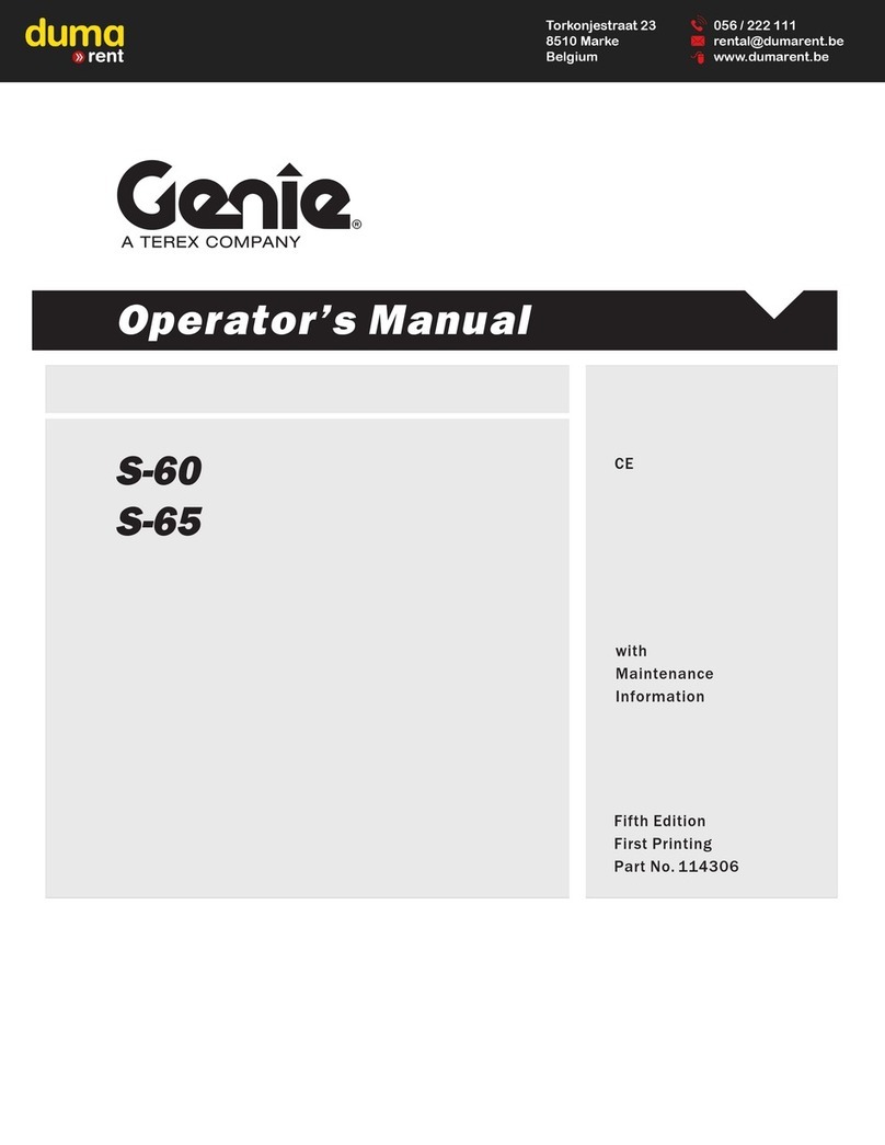 Genie S-60 HC User manual Genie S-60 HC User manual