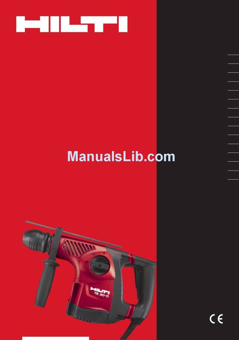 Hilti TE 30/TE 30-AVR User manual Hilti TE 30/TE 30-AVR User manual