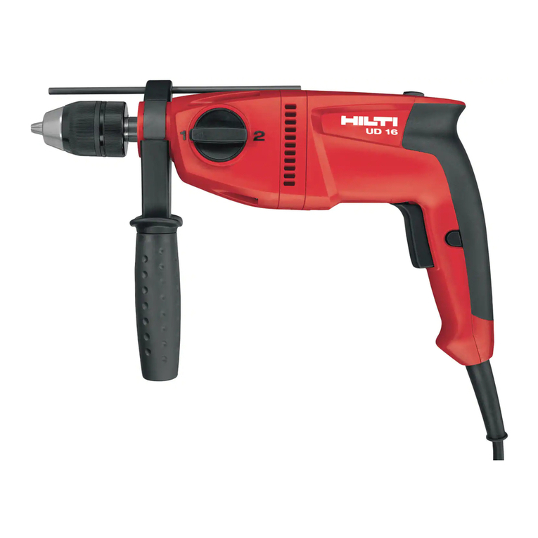 Hilti UD16 User manual