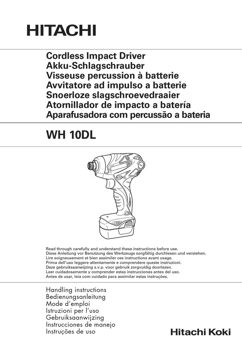 Hitachi WH10DL User manual Hitachi WH10DL User manual