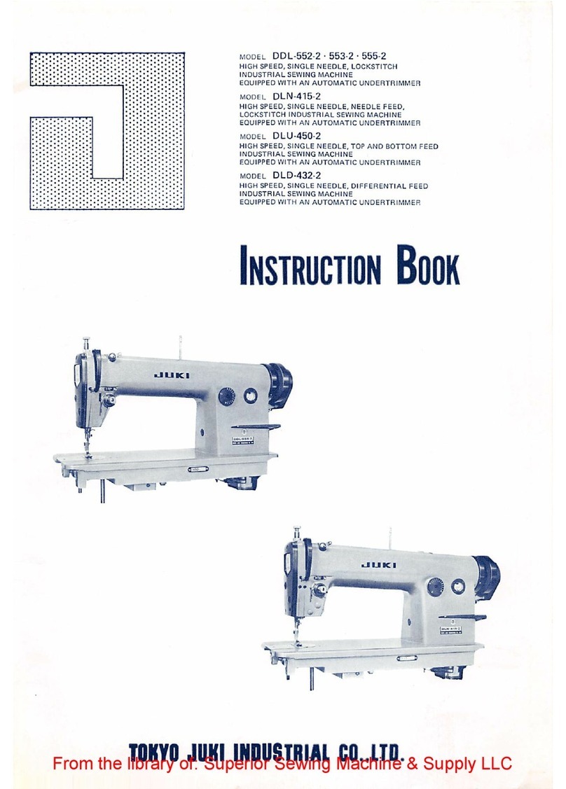 JUKI DDL-552-2 Instruction book