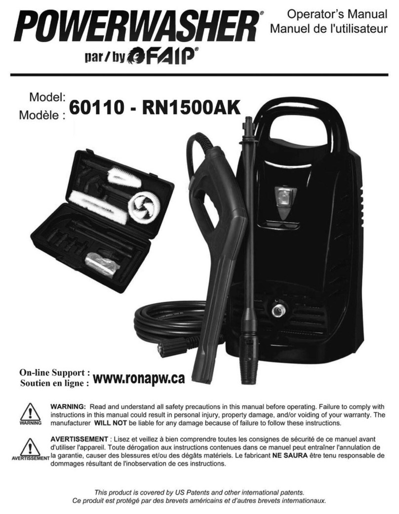 PowerWasher 60110-rn1500ak Operator's manual