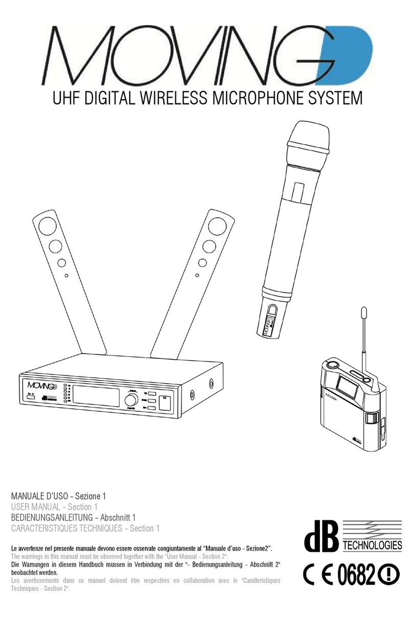 dB Technologies MOVING D series user manual