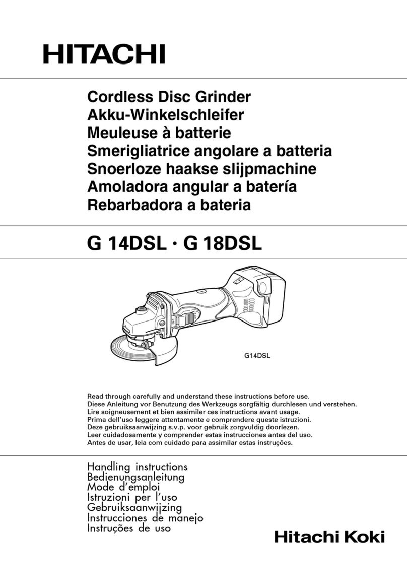 Hitachi G 14DSL User manual