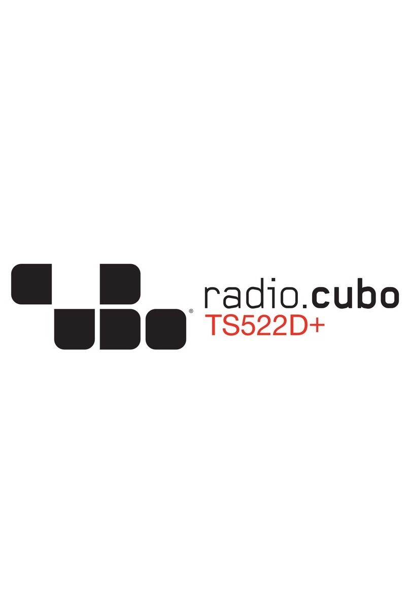 RADIO.CUBO TS522D+ manual