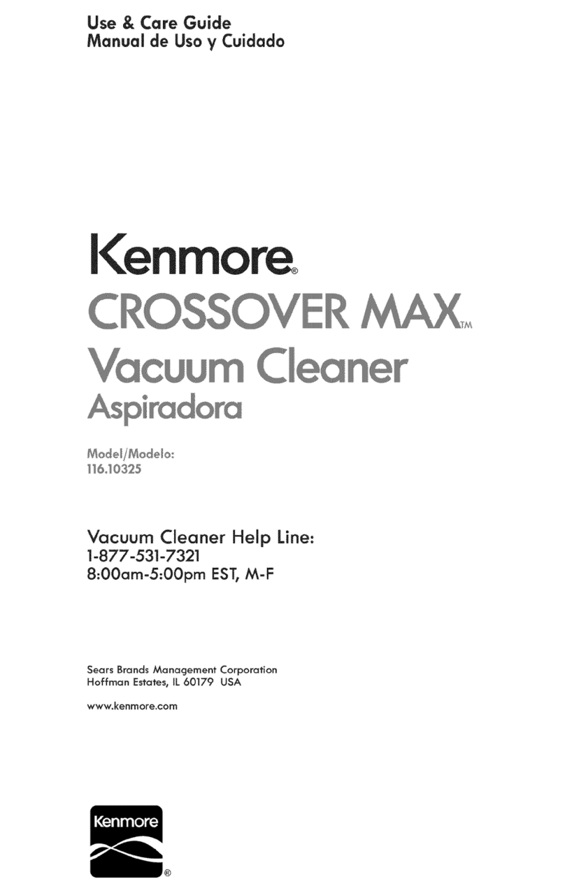 Kenmore CROSSOVER MAX 116.10325 Use & care guide