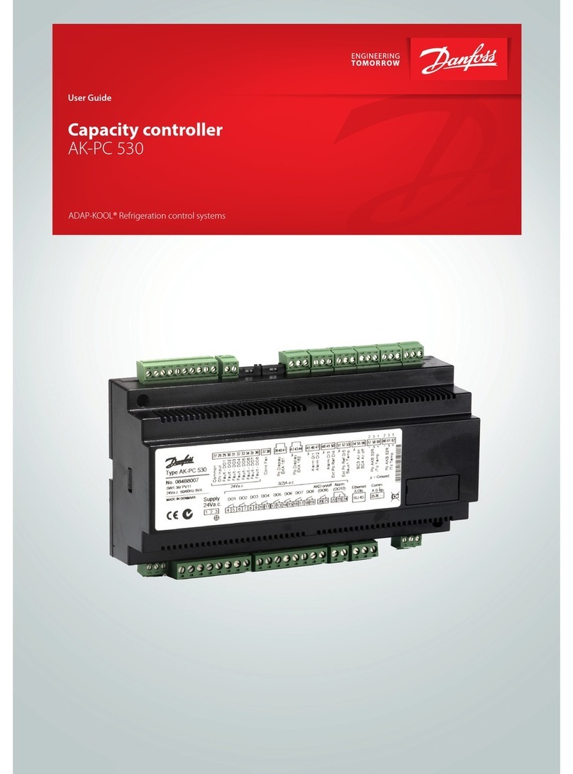 Danfoss AK-PC 530 user guide