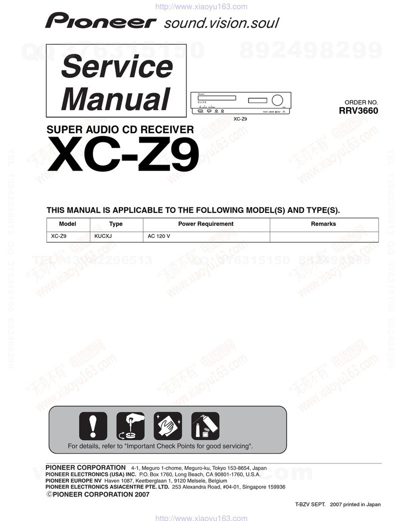 Pioneer XC-Z9 Service manual