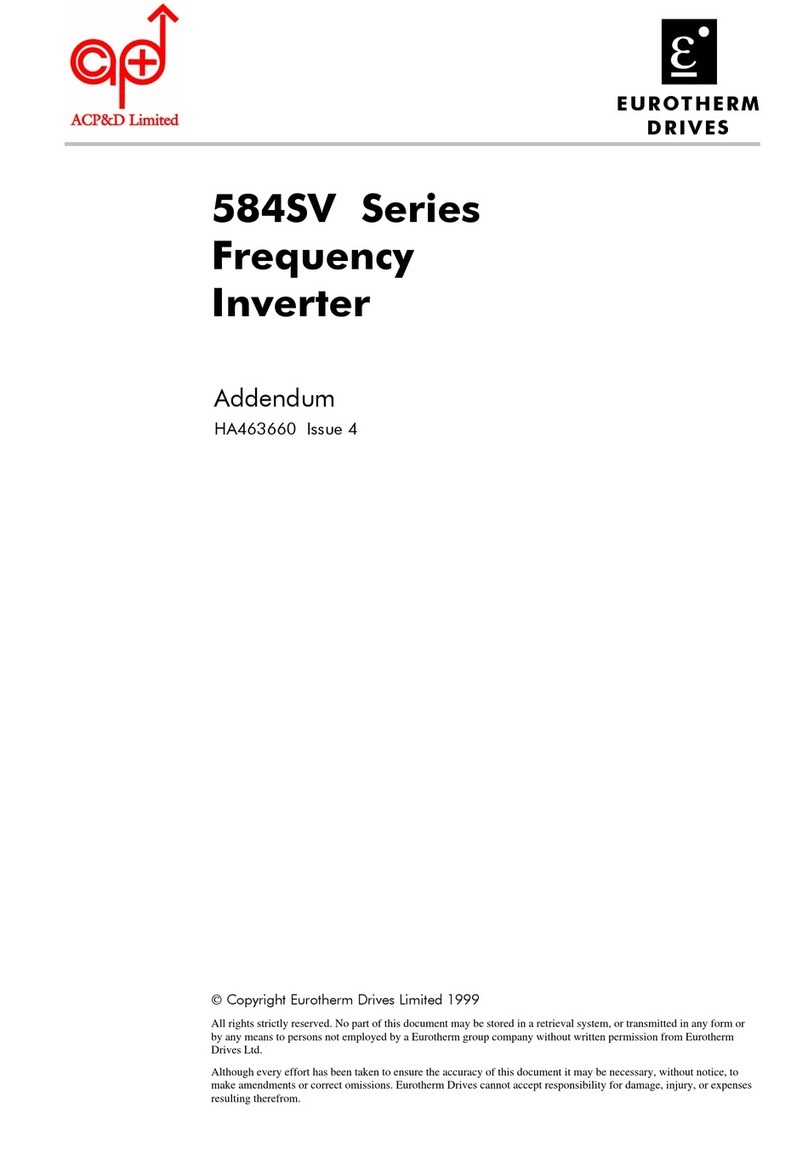 Eurotherm 584SV Series manual