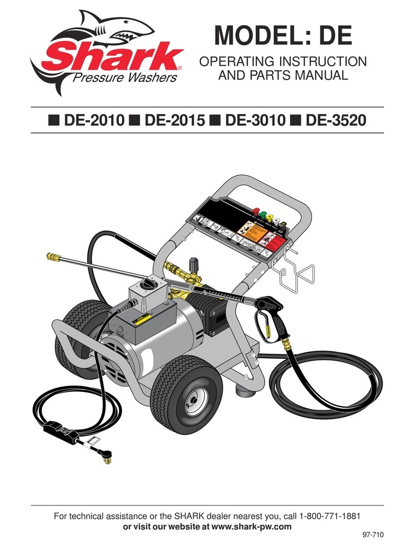 Shark DE-2010 operating instructions
