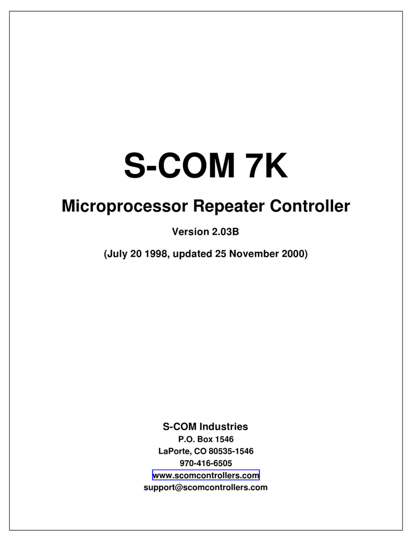 S-COM 7K User manual