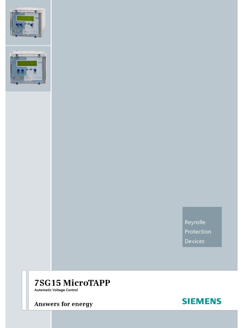 Siemens 7sg15 microtapp User manual