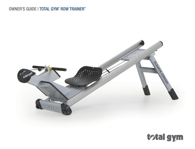 Total Gym ROW TRAINER owner's guide