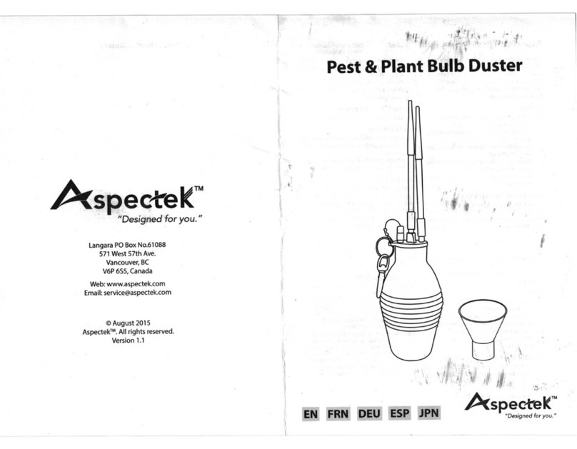 Aspectek Pest & Plant Bulb Duster owner's manual