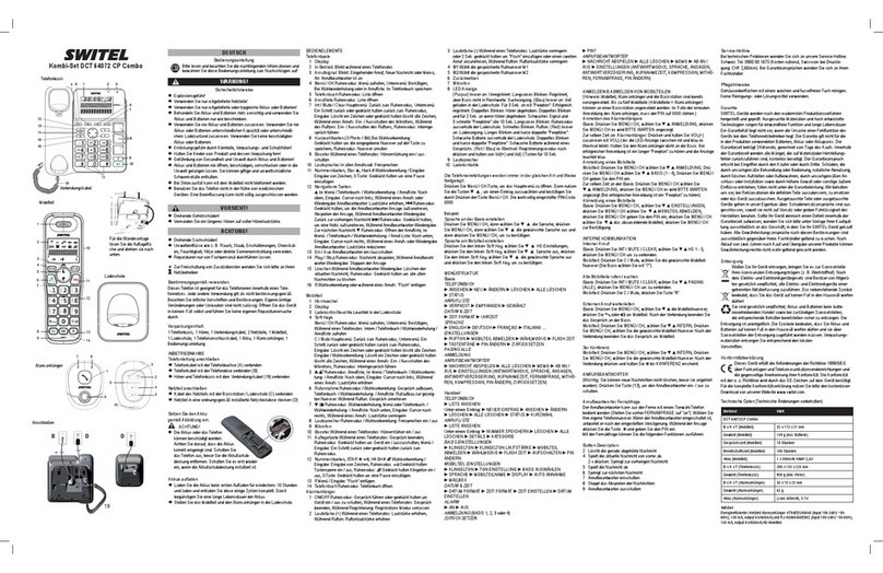 switel DCT 64072 CP User manual