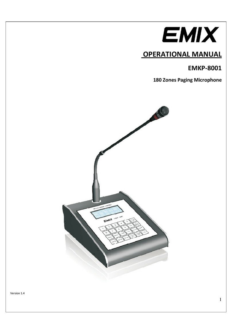 EMIX EMKP-8001 Operational manual