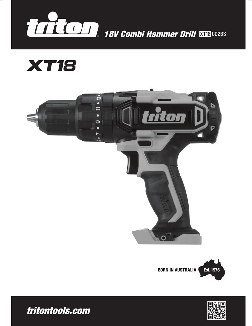 Triton XT18 manual