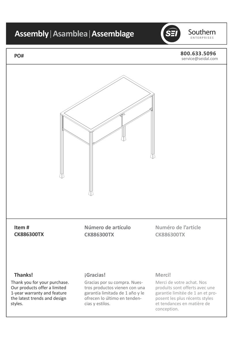 SEI CK886300TX Assembly instruction