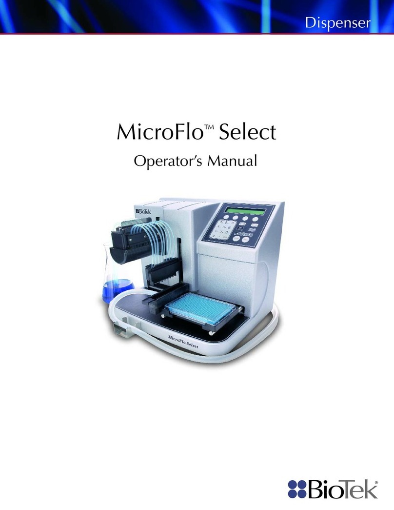 Bio-Tek MicroFlo select Operator's manual