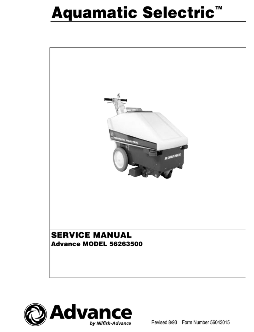 Advance acoustic Aquamatic Selectric User manual