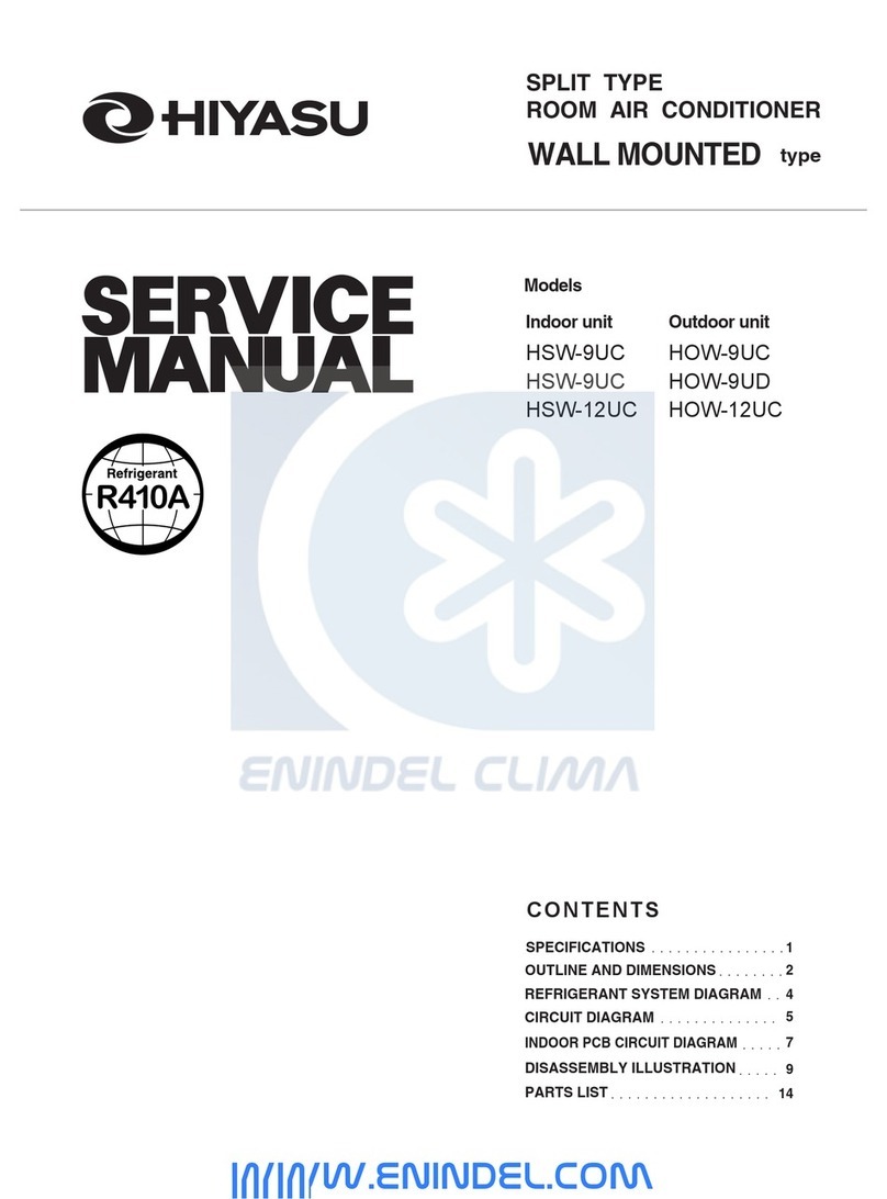 Hiyasu HSW-9UC User manual