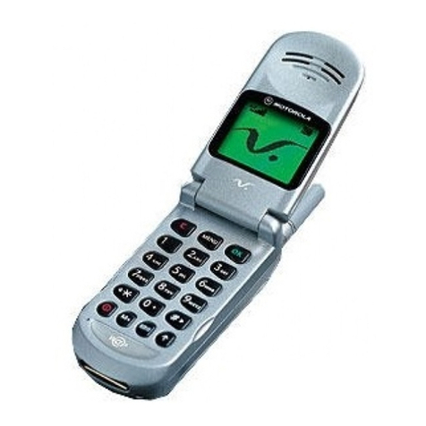 Motorola V60 User manual Motorola V60 User manual